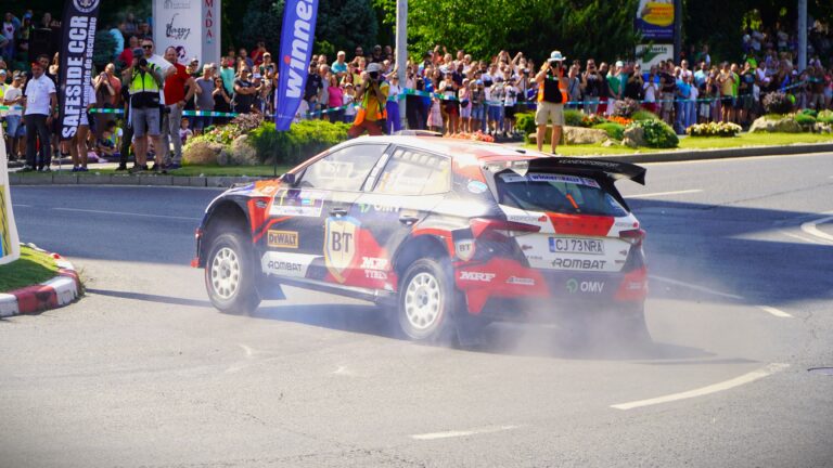 Adrenalina si spectacol in centrul Sibiului