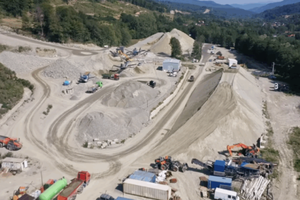 Constructorii italieni dau lecii pe A1 Sibiu Piteti