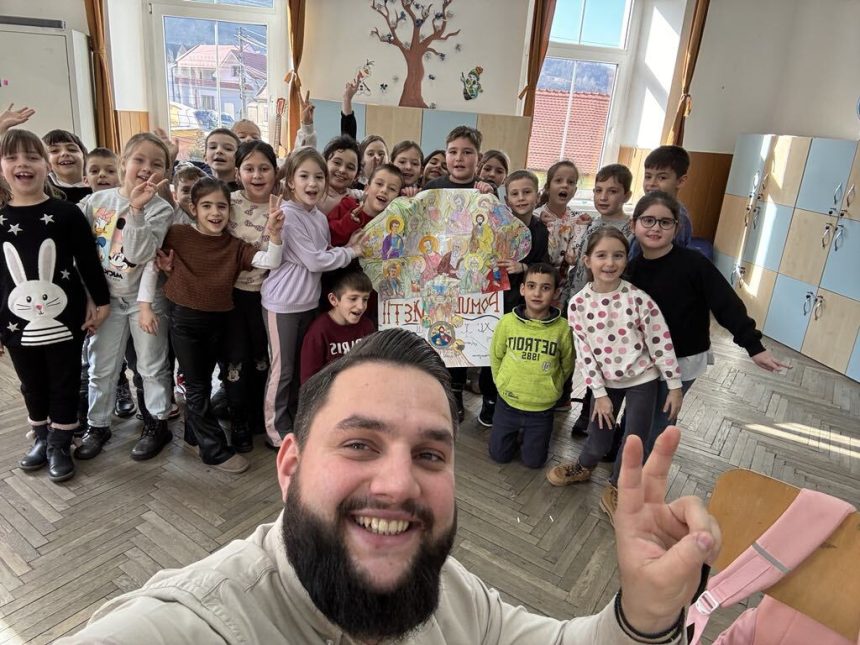 Dascalul cu 990 preda religia in satele sibiului