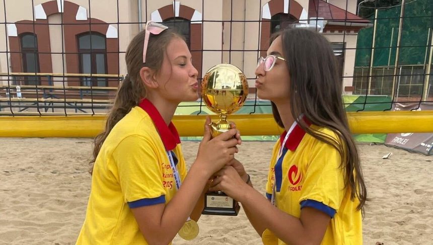 Doua sibence campioane la Beach Volley U 16