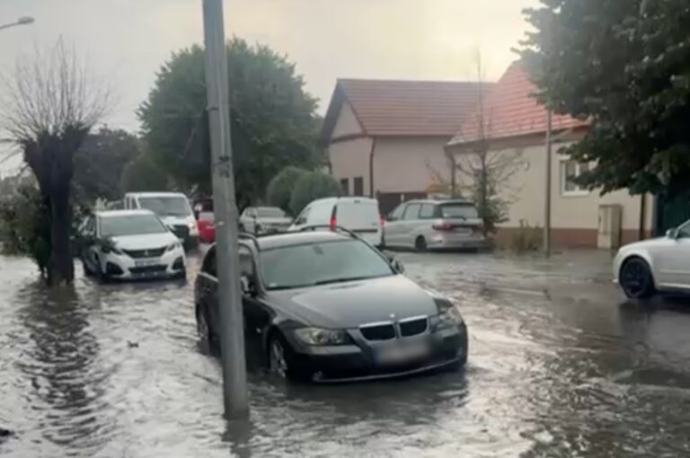 Furtuna a provocat inundatii in Sibiu Dezastru