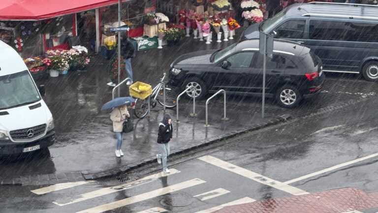 Grindina si vijelii in Sibiu Cod galben anuntat