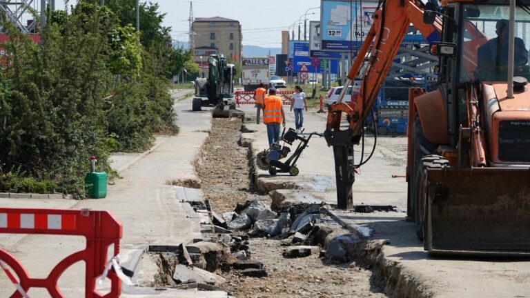 Lucrari gaze si apa in Sibiu Trafic restrictionat