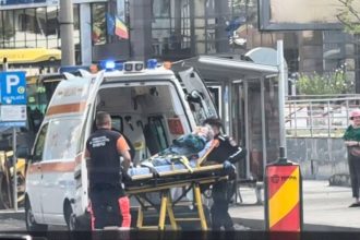 Panica pe Calea Dumbravii femeie dusa de ambulanta