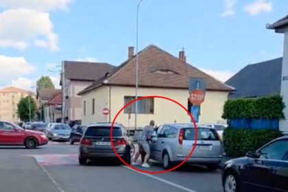 Soferul agresiv care a spart parbrizul a scapat de arest