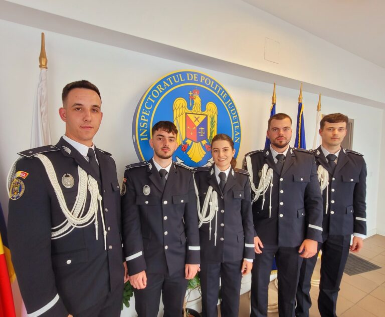 5 tineri ofiteri se alatura IPJ Sibiu