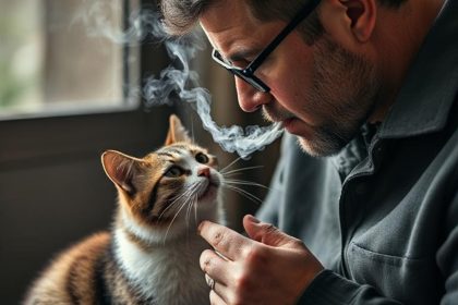 Animalele de companie victime ale fumatului pasiv