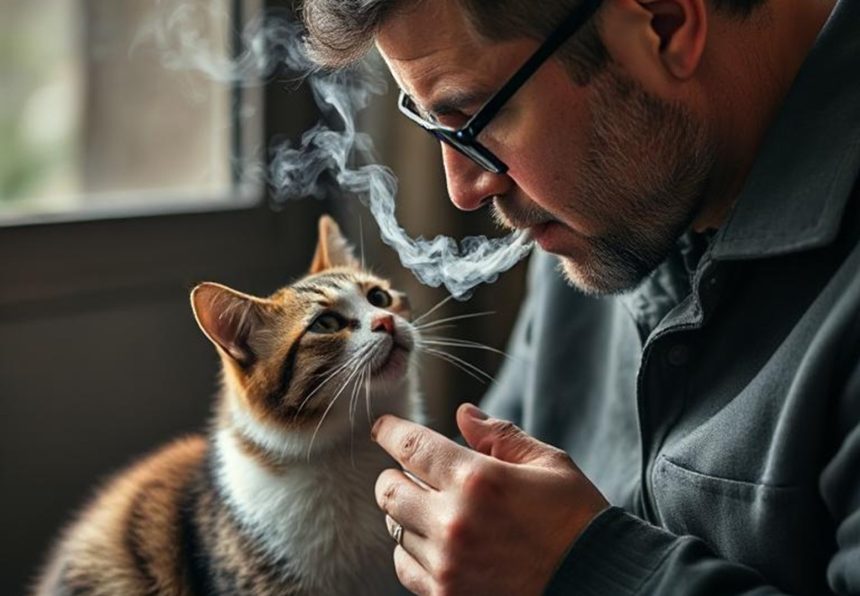 Animalele de companie victime ale fumatului pasiv