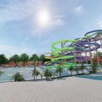 Aqua Park de pe Calea Poplacii bazine turn carusel pod Belvedere