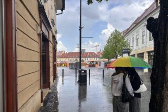Cod galben de vant puternic si ploi in Sibiu