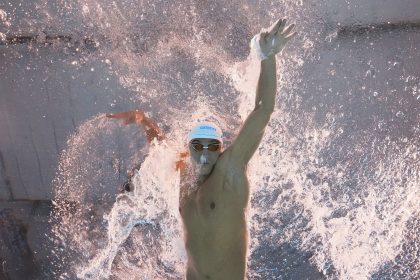 David Popovici medaliat cu aur la 100 metri liber