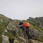 Interventie Salvamont in Fagaras barbat lovit la cap