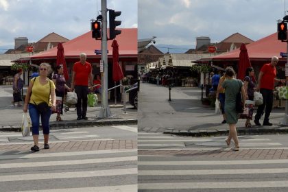 Noul semafor de la Piata Cibin este ignorat