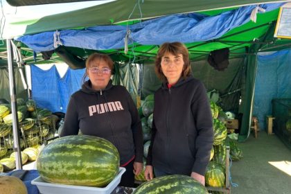 Pepenii gigant atractia finalului de vara la Piata Cibin