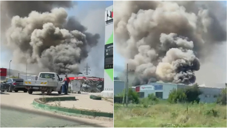 Pericol de explozie la depozitul de langa benzinarie