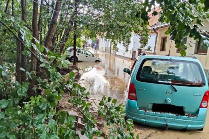 Pericol de inundatii pe raurile din Sibiu
