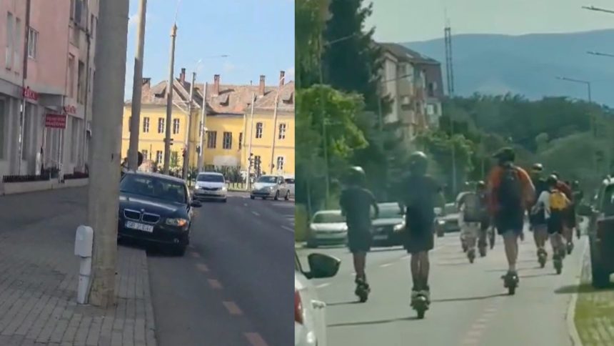 Pistele de biciclete din Sibiu parcari gratuite pentru soferi