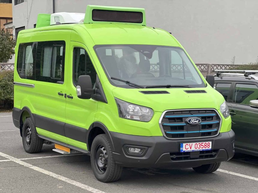 Scandalul microbuzelor electrice scolare in Sibiu