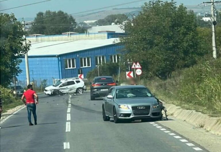 Accident la iesirea din Sibiu spre Agnita
