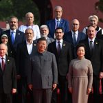 Adrian Nastase si Viorica Dancila fotografiati cu liderii mondiali