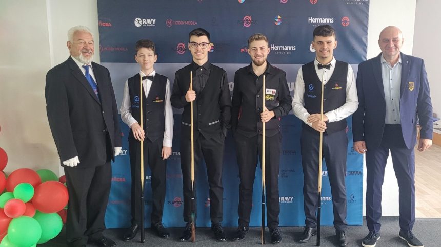 Arbitru international a deschis club de snooker in Sibiu