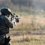 Armata efectueaza instructii cu focuri de arama la Poplaca