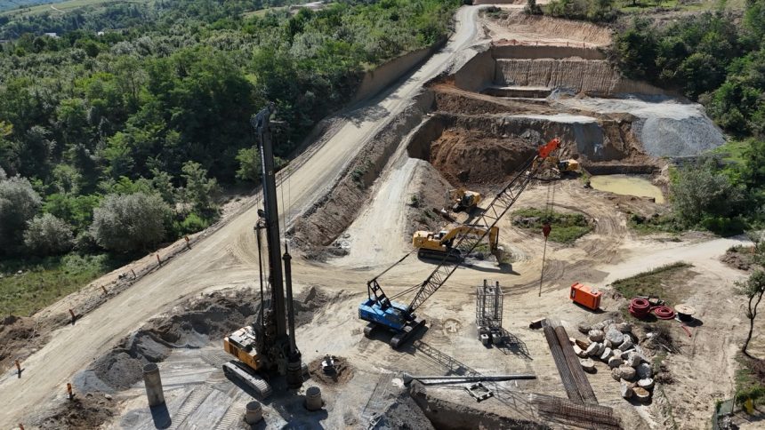 Avansul lucrarilor pe A1 Sibiu Boita Cornetu