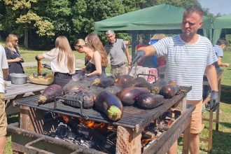 Coace ti vinetele si ardeii pentru zacusca la muzeu