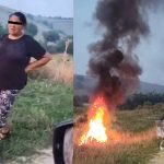 Fenomen periculos langa Sibiu poluare constanta de la arderi ilegale de cabluri