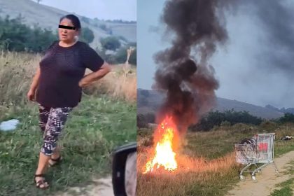 Fenomen periculos langa Sibiu poluare constanta de la arderi ilegale de cabluri