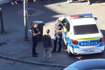 Galceava la Piata Cibin Interventia poliiei video foto