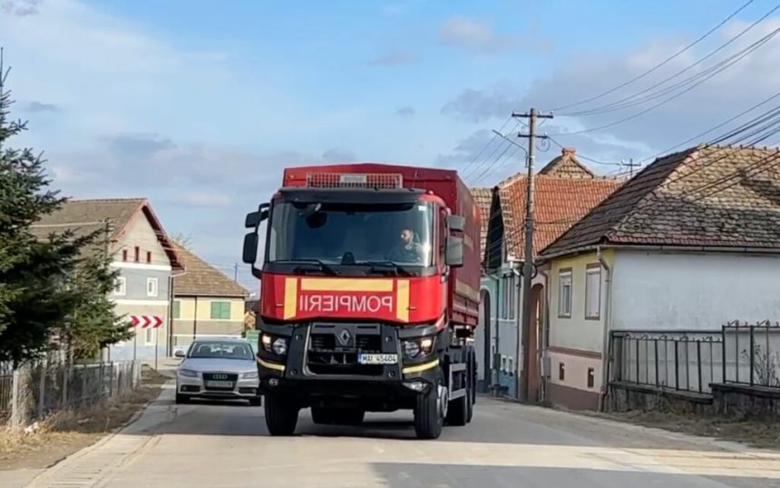 Incendiu devastator intr o gospodarie din Sebesul de Jos