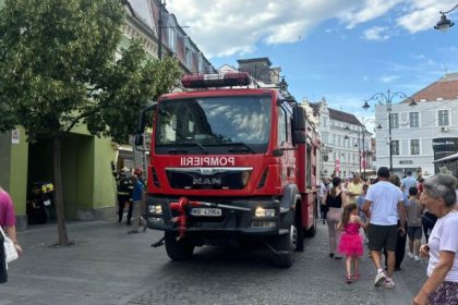 Interventie de urgenta a pompierilor in Sibiu