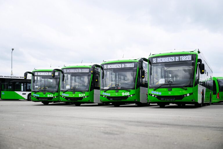 Invazie de autobuze noi la Sibiu 30 sosite
