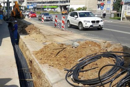 Noi santiere in Sibiu strazi inchise si devieri