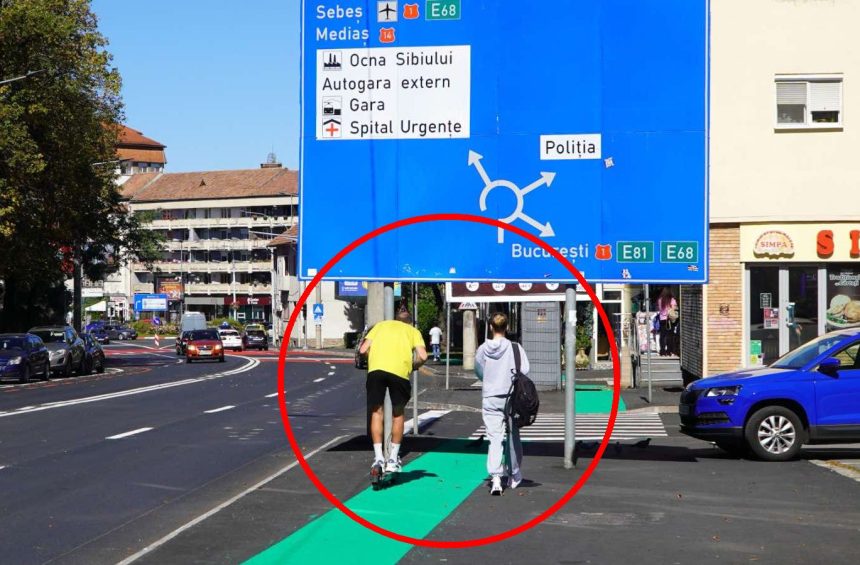 Primaria anunta schimbari indicatorul care blocheaza pista de biciclete va fi inlocuit