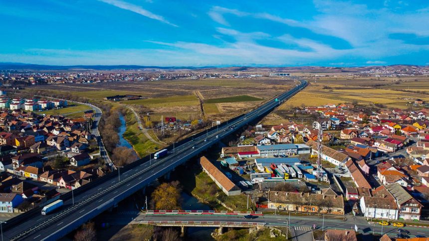 Restrictii de trafic pe centura Sibiului DRDP repara drumul