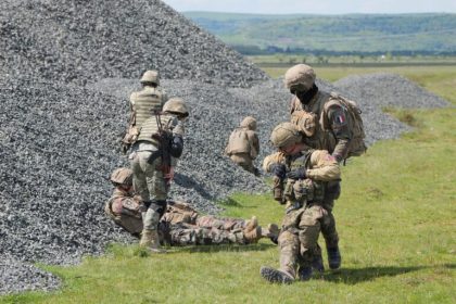 Sute de militari francezi vin la Cartisoara pentru antrenamente