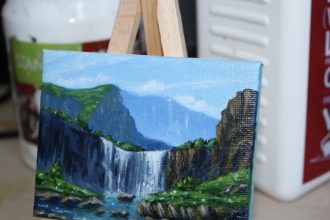 Talent liceal pe simeze la Medias expozitia Suflet in Culoare a Catalinei Parau