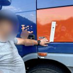 camionagiu prins cu magnet la tahograf pe valea oltului