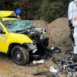 Accident grav ntre Sibiu i Poplaca taximetrist ranit