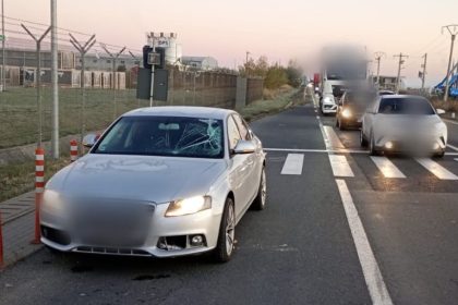 Accident pe strada Salzburg Pieton lovit de auto