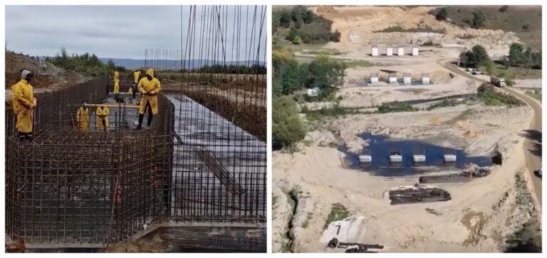 Autostrada Sibiu Fagaras lucrarile avanseaza rapid la tronsonul Arpasu de Jos Sambata de Sus
