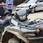 Barbat retinut pe Valea Oltului beat pe ATV
