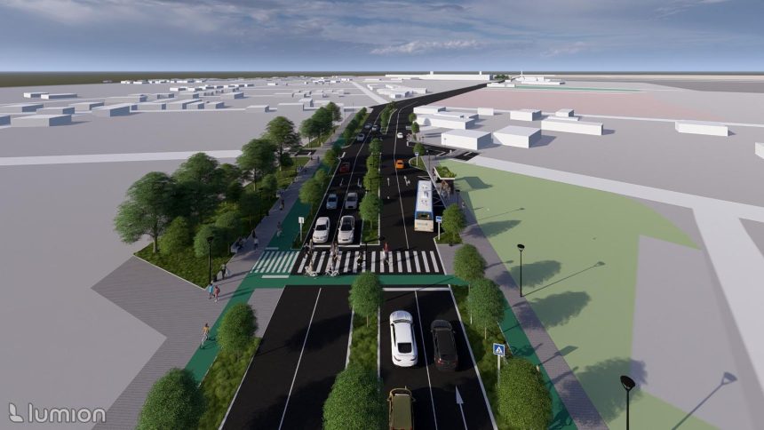 Calea Shurii Mari se modernizeaza 4 benzi piste biciclete