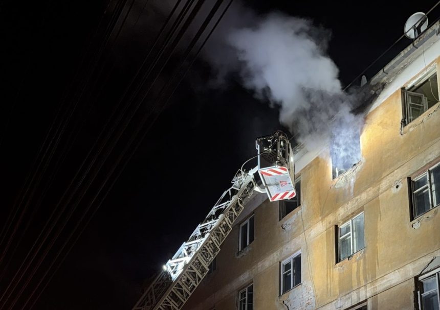 Cauza incendiului din blocul de pe strada Abatorului fara victime