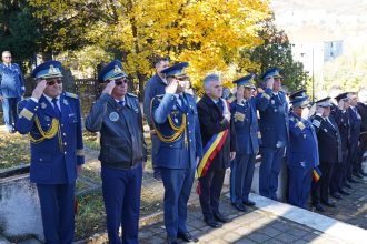 Depuneri de coroane si momente militare in Medias