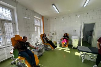 Gest laudabil al ofiterilor DGA Sibiu prin donatie de sange
