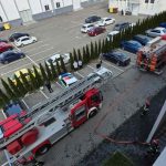 Incendiu la City Residence apartament umplut cu fum