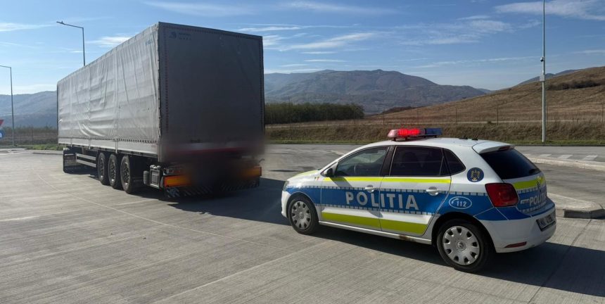 Masuri luate de autoritati impotriva soferului de TIR beat